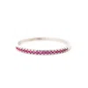 Belinda Jewelz Women's Pink Ruby Birthstone Band Ring In Pink