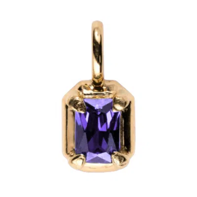 Belinda Jewelz Women's Purple Amethyst Birthstone Charm