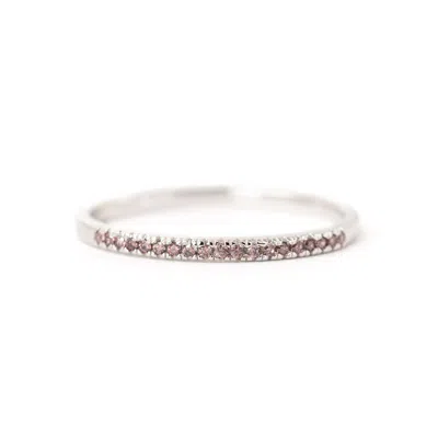 Belinda Jewelz Women's Red Garnet Birthstone Band Ring