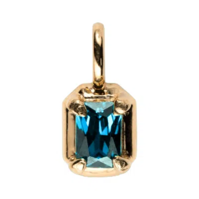 Belinda Jewelz Women's Swiss Blue Topaz Birthstone Charm