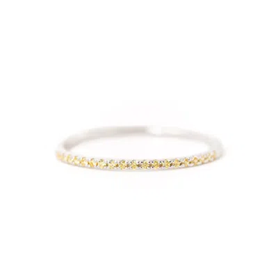 Belinda Jewelz Women's Yellow Citrine Birthstone Band Ring