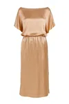 Beliza Julia Long Robe Beige In Brown