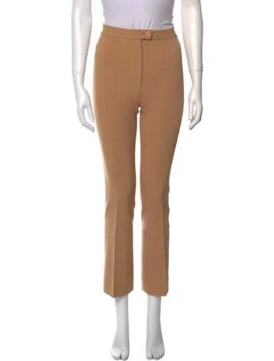 Pre-owned Belize Wool Straight Leg Pants In Neutral