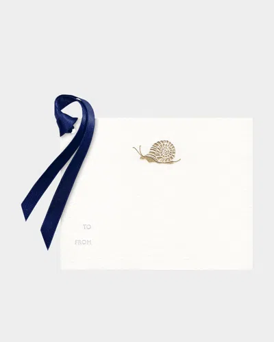 Bell & Apos;invito Garden Snail Gift Tags - Set Of 8
