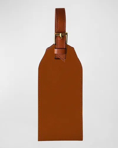 Bell & Apos;invito Monogram Luggage Tag In Brown