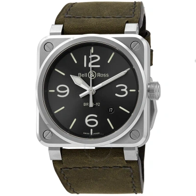 Bell And Ross Automatic Anthracite Grey Dial Men's Watch Br0392-gc3-st/sca In Black