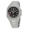 BELL AND ROSS BELL AND ROSS AUTOMATIC GMT BLACK DIAL MEN'S WATCH BR05G-BL-ST/SST