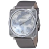 BELL AND ROSS BELL AND ROSS AVIATION DIAMOND GREY CAMOUFLAGE DIAL LADIES WATCH BRS-CAMO-ST-LGD