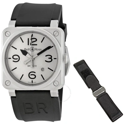 Bell And Ross Aviation Horoblack Automatic Men's Limited Edition Watch Br0392-gbl-st/srb In Black / Grey