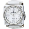 BELL AND ROSS BELL AND ROSS AVIATION MOTHER OF PEARL WHITE CERAMIC MEN'S WATCH BR0392-WHT-CER