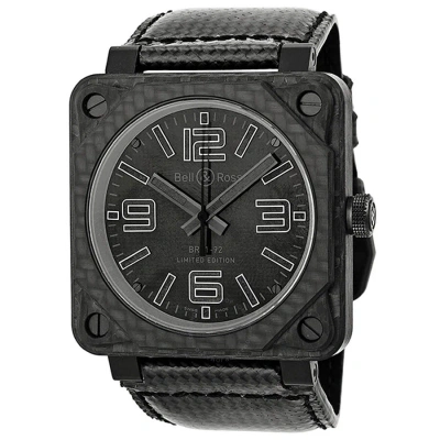 Bell And Ross Aviavtion Carbon Fiber Phantom Black Dial Automatic Men's Watch Br0192-ca-fiber-ph