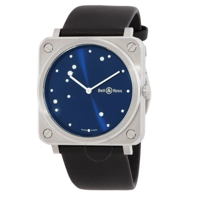 Bell And Ross Blue Diamond Eagle Midnight Blue Dial  Quartz Ladies Watch Brs-ea-st/scr