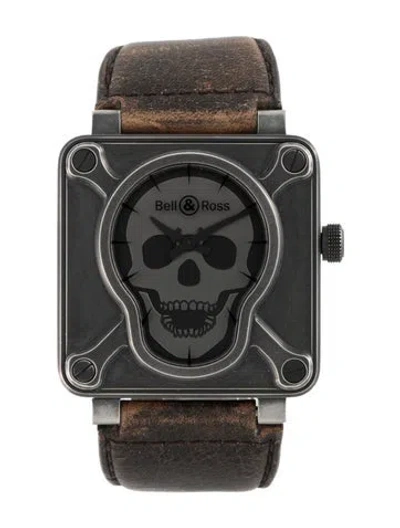 Pre-owned Bell & Ross Br 01-92 Airborne Ii Watch In Multicolor