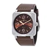 BELL AND ROSS BELL AND ROSS BR 03 GOLDEN HERITAGE AUTOMATIC BROWN DIAL MEN'S WATCH BR03A-GH-ST/SCA