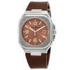 BELL AND ROSS BELL AND ROSS BR 05 AUTOMATIC BROWN DIAL MEN'S WATCH BR05ABRSTSRB