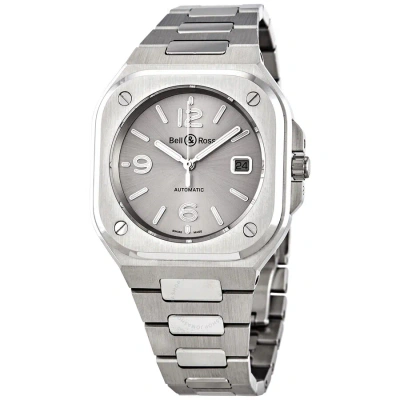 Bell And Ross Br 05 Automatic Silver Dial Men's Watch Br05a-gr-st/sst In Metallic