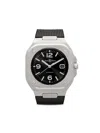 Bell & Ross Br 05 Black Steel 40mm In Black And Silver Grey