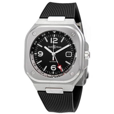 Bell And Ross Br 05 Gmt Automatic Black Dial Men's Watch Br05g-bl-st/srb