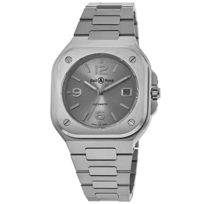 Bell & Ross Br 05 Grey Dial Stainless Steel Men's Watch Br05a-gr-st/sst In Silver