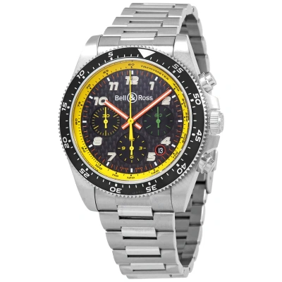 Bell And Ross Br V3-94 R.s.19 Chronograph Automatic Men's Watch Brv394-rs19/sst In Yellow