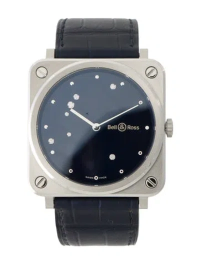 Pre-owned Bell & Ross Br-s Blue Diamond Eagle Watch In Multi