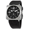 BELL AND ROSS BELL AND ROSS BRS QUARTZ CHRONOMETER BLACK DIAL LADIES WATCH BRS-STEEL