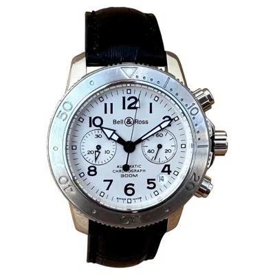 Pre-owned Bell & Ross Diver 300m Chronograph White Dial 41mm Sale