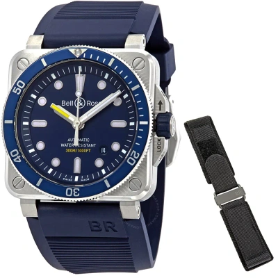 Bell And Ross Bell & Ross Diver Automatic Blue Dial Men's Watch Br0392-d-bu-st/srb