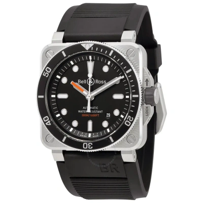 Bell And Ross Diver Automatic Men's Watch Br0392-d-bl-st/srb In Black