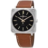 BELL AND ROSS BELL AND ROSS GOLDEN HERITAGE AUTOMATIC BLACK DIAL MEN'S WATCH BRS92-ST-G-HE/SCA