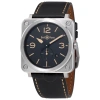 BELL AND ROSS BELL AND ROSS HERITAGE BLACK DIAL MEN'S WATCH BRS-HERI-ST/SCA