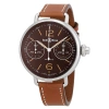 BELL AND ROSS BELL AND ROSS MONOPOUSSOIR HERITAGE BROWN DIAL MEN'S WATCH BRWW1-CHMONOPOHER