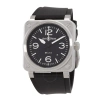 BELL AND ROSS BELL AND ROSS NEW BR 03 AUTOMATIC BLACK DIAL MEN'S WATCH BR03A-BL-ST/SRB