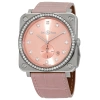 BELL AND ROSS BELL AND ROSS NOVAROSA QUARTZ DIAMOND PINK DIAL LADIES WATCH BRS-PK-ST-LGD/SCR