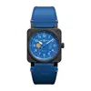 BELL AND ROSS BELL AND ROSS PATROUILLE DE FRANCE "70TH ANNIVERSARY" INSTRUMENTS AUTOMATIC BLUE DIAL MEN'S WATCH BR