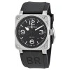 BELL AND ROSS PRE-OWNED BELL AND ROSS AVIATION AUTOMATIC BLACK DIAL MEN'S WATCH BR0392-BLC-ST