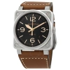 BELL AND ROSS PRE-OWNED BELL AND ROSS HERITAGE AUTOMATIC MEN'S WATCH BR0392-GH-ST/SCA