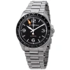 BELL AND ROSS BELL AND ROSS VINTAGE BLACK DIAL AUTOMATIC MEN'S GMT WATCH BRV293-BL-ST/SST