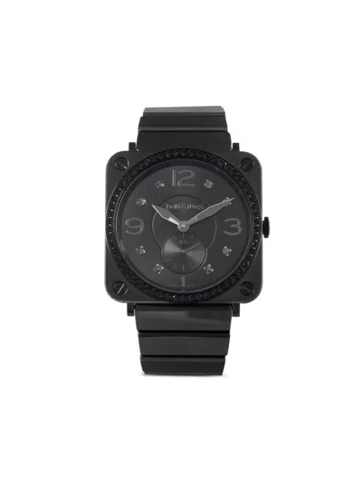 Pre-owned Bell & Ross  Ceramic 39mm In Black