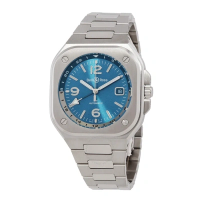 Bell And Ross Sky Blue Br 05 Automatic Blue Dial Men's Watch Br05gpbstsst In Metallic