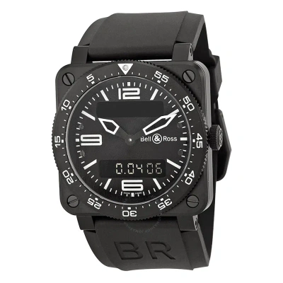 Bell And Ross Type Aviation Black Dial Black Pvd Men's Watch Br0392-avia-ca