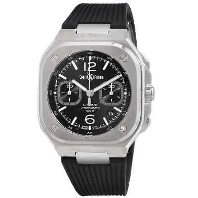 Pre-owned Bell And Ross Urban Br 05 Chrono Automatic Black Dial Men's Watch