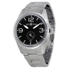 BELL AND ROSS BELL AND ROSS VINTAGE AUTOMATIC BLACK DIAL STAINLESS STEEL MEN'S WATCH BRV123-BL-ST-SST