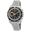 BELL AND ROSS BELL AND ROSS VINTAGE CHRONOGRAPH AUTOMATIC BLACK DIAL MEN'S WATCH BRV394-RS20/SST