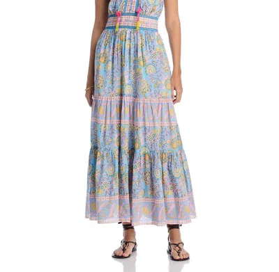 Bell Annae Maxi In Blue Yellow Print In Multi