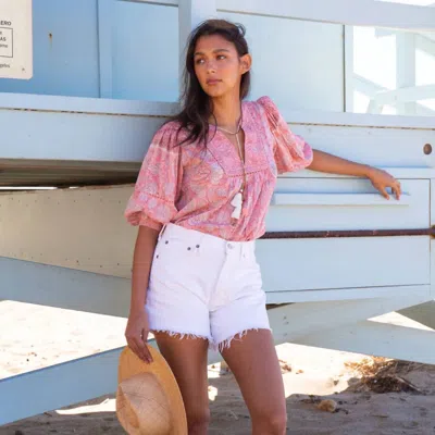 Bell By Alicia Bell Katie Top In Pink