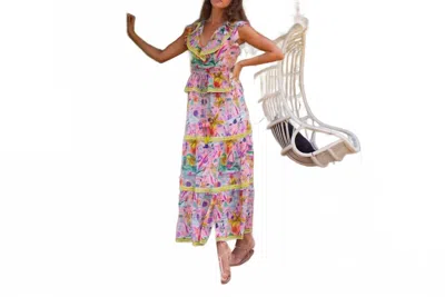 Bell By Alicia Bell Margaux Maxi Dress In Multicolor In Pink