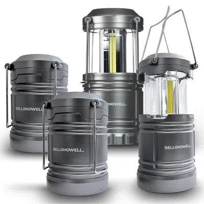 Bell + Howell 5.2'' Battery Powered Outdoor Lantern In Gray