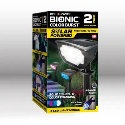 Bell + Howell Bell+howell Bionic Color Burst Color Changing Landscape Lighting, Waterproof And Wireless In Multi