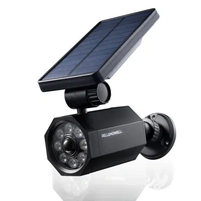 Bell + Howell Bell+howell Bionic Spotlight Original Led Solar Outdoor Lights With Motion Sensor In Black